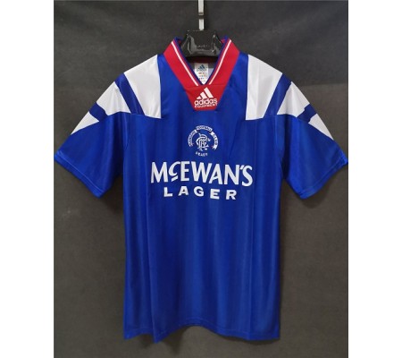 Rangers 92/94 Home Blue Soccer Jersey